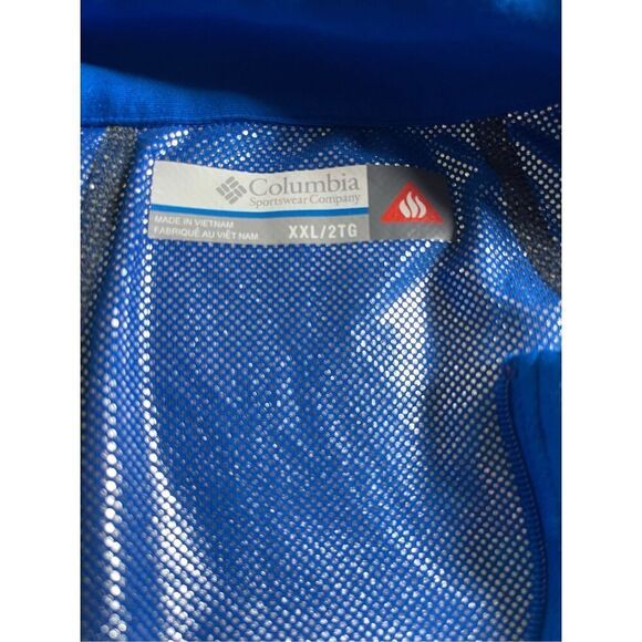 Columbia Mens Blue Omni-Shade Thumbhole 1/4 Zip Long Sleeve Shirt 2XL - Picture 9 of 14